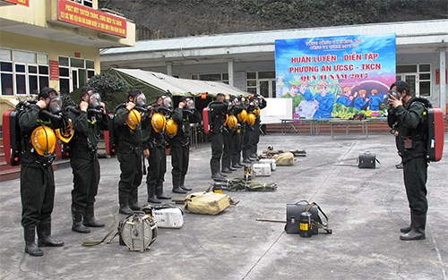 Chú trọng huấn luyện, diễn tập, bảo đảm an toàn