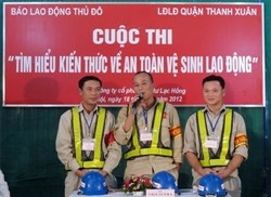 Thi tìm hiểu kiến thức về An toàn vệ sinh lao động